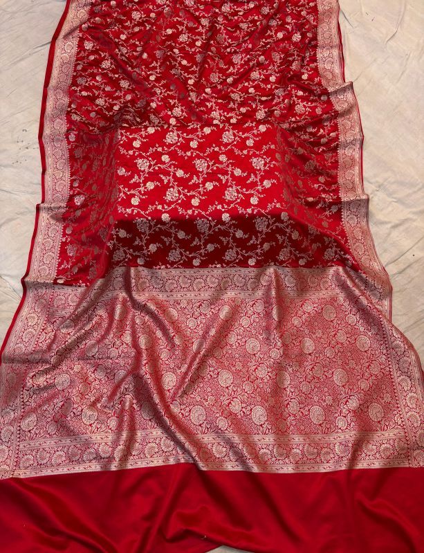 Mashru Silk Saree Jaal Design