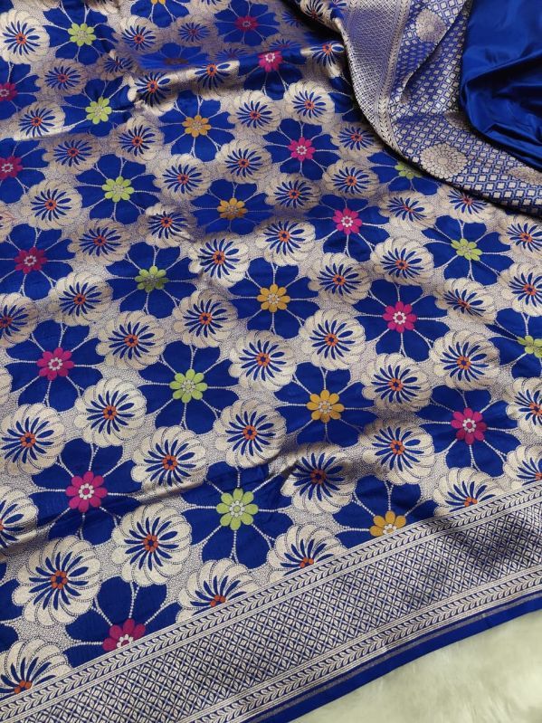 Mashru Silk Saree with Minakari New Collection