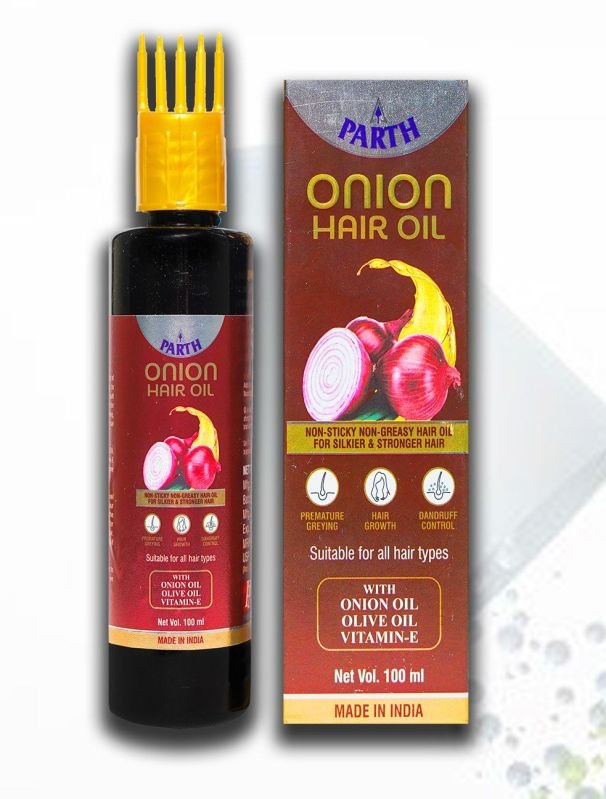 100ml Parth Onion Hair Oil with Olive Oil &AMP; Vitamin-E