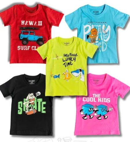 Boys Printed Cotton T Shirt
