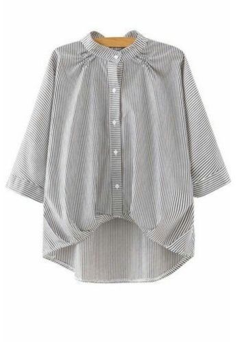 Grey Girls Linen Shirt