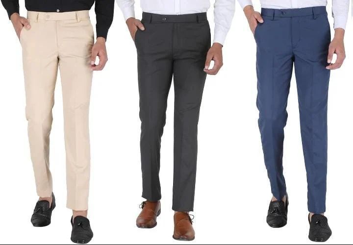 Office Wear Men Formal Trousers
