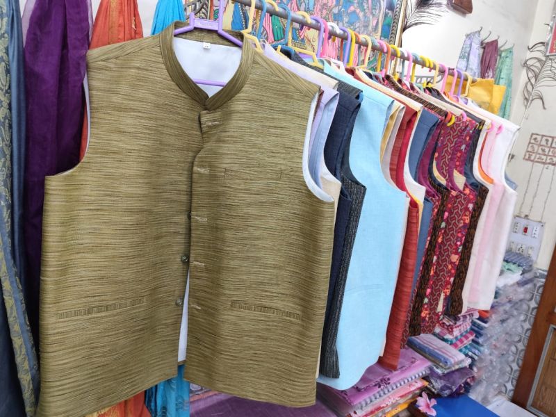 Tassar Silk Mens Jacket