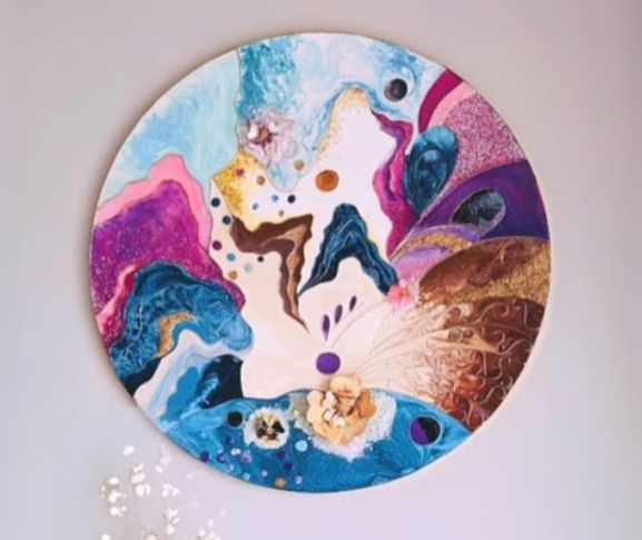 Handmade Abstract Prisma Wall Art