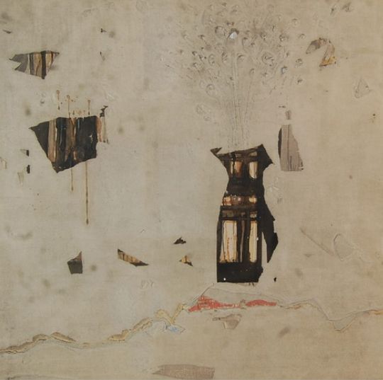 Minimalist Textured Mixed Media Art