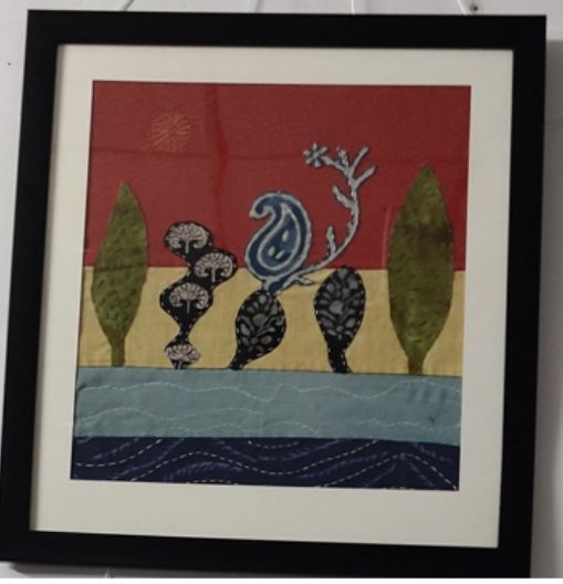 Vivid Paisley Grove Art