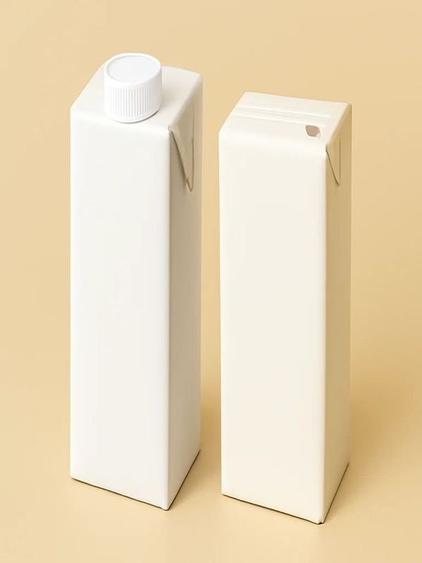 White Empty Tetra Pack