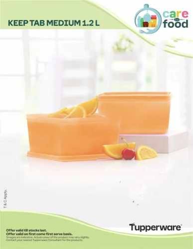1.2L Tupperware Keep Tab Containers