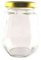 500 Ml Octagonal Glass Jar