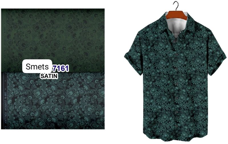 100% Cotton 60*60 Satin Shirting Fabric 2