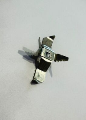 Silver Stainless Steel Mixer Blade