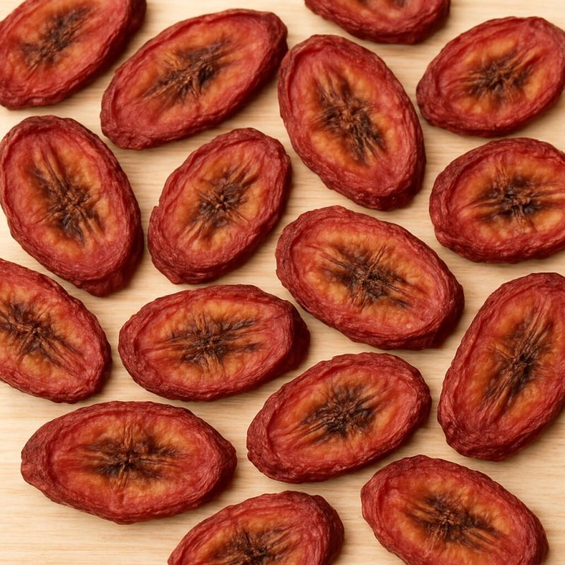 Dehydrated Red Banana Slice