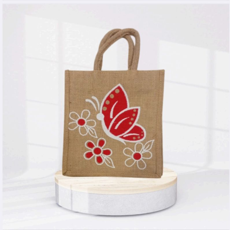 Jute Printed Shopping Bag