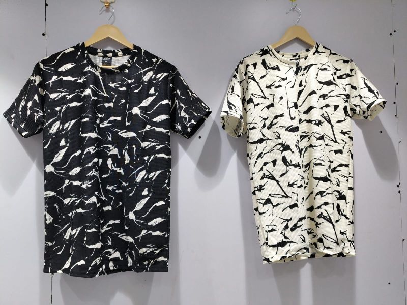 Mens Half Sleeves Printed T Shirt