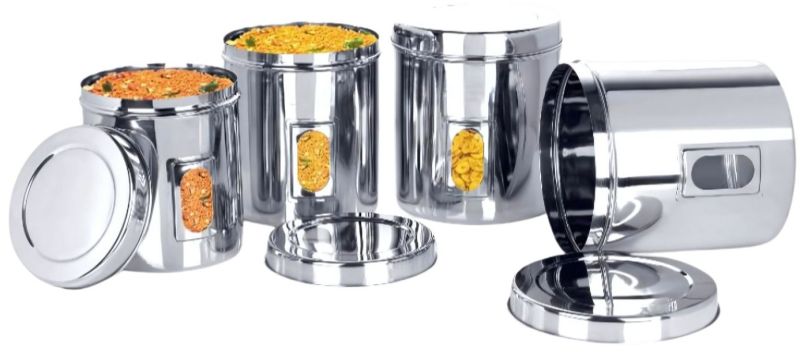 Stainless Steel Storage Boxes Set
