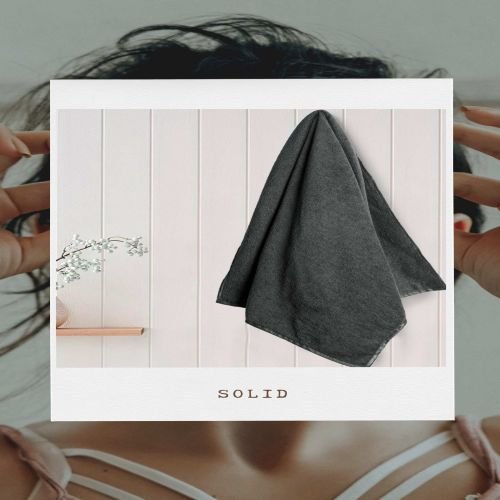 Minimalist Solid Color Bath Towel