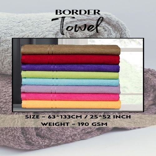 Soft & Absorbent Border Towel