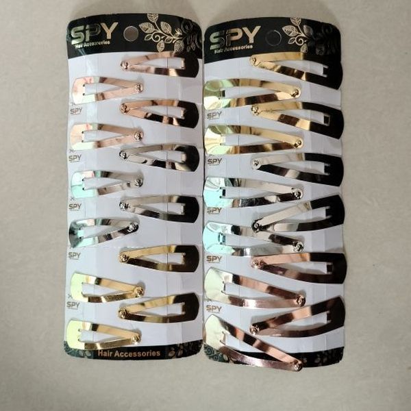 Golden Hair Clips