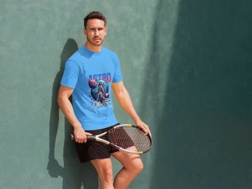 Polyester Astro Adventure Mens T Shirt