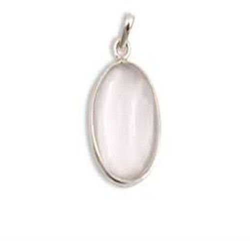 Clear Quartz Oval Pendant
