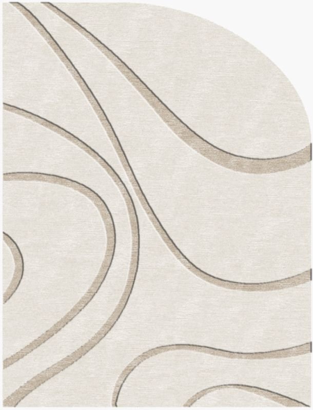 Grey Hand Tufted Woolen Rug
