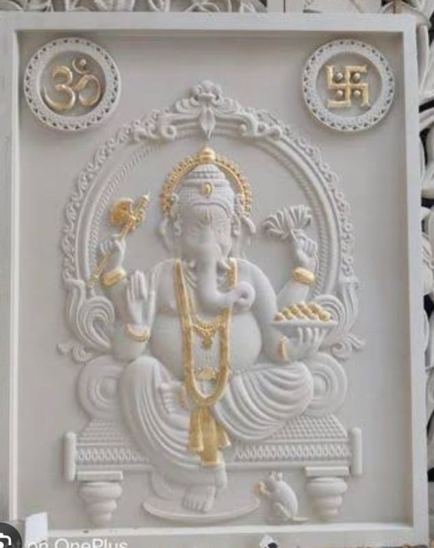2x2.2x75mm Ganesha Sandstone Wall Panel