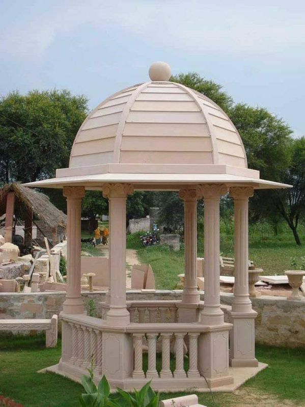 8x8x16 Feet Sandstone Gazebo