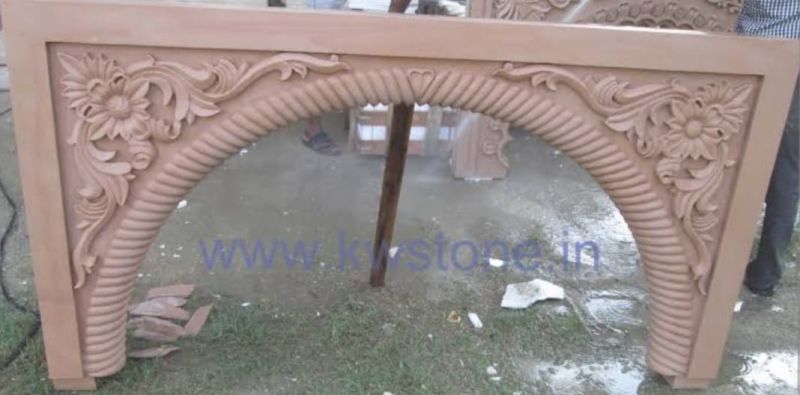 Outdoor Red Sandstone Mehrab Article