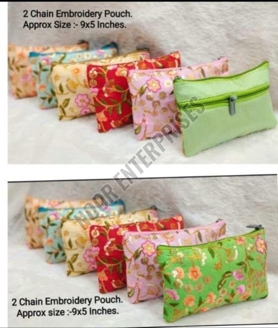 Embroidery Pouch Bags