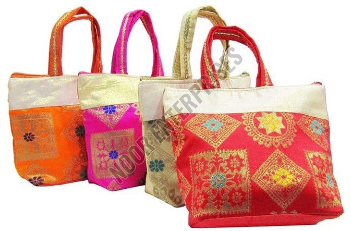 Silk Embroidery Small Handbag