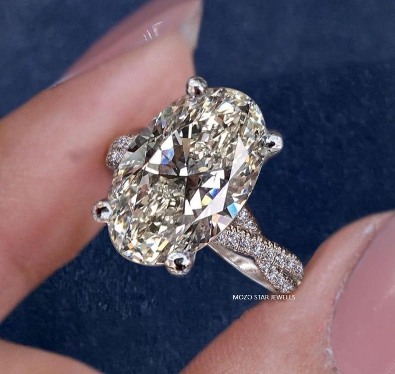 Oval Lab Grown Diamond Ring