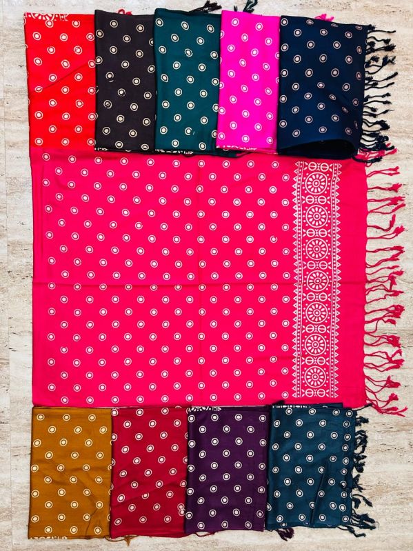 Ladies 145 GSM Printed Rayon Dupatta