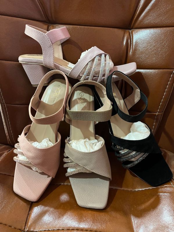 Ladies Fancy Block Heels