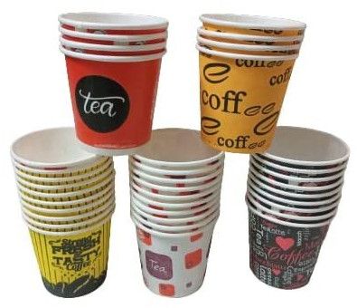 Printed Paper Disposable Tea Cups