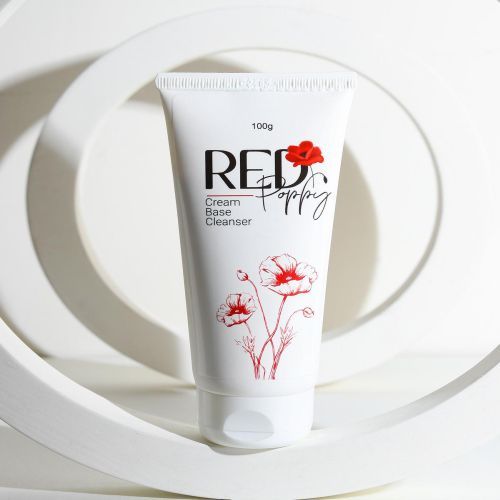 100gm Red Poppy Cream Base Face Cleanser