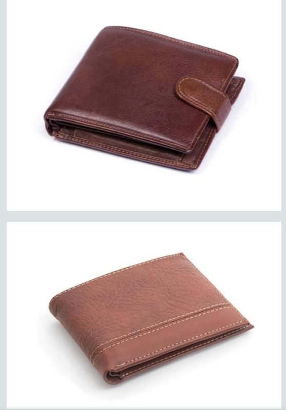 Mens Brown Leather Wallet
