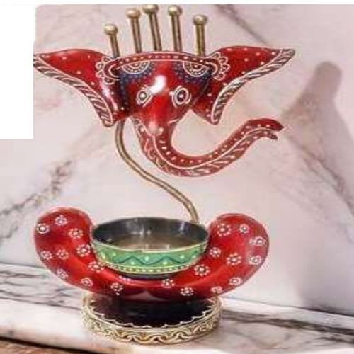 Maroon Ganesh Showpiece