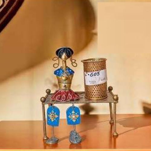 Rajasthani Lady Pen Stand