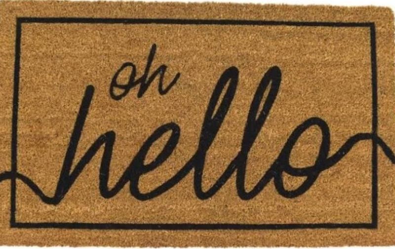 Eco Friendly Rubber Moulded Coir Brush Mat