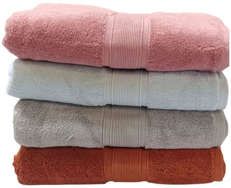 Multicolor Cotton Bath Hotel Towel