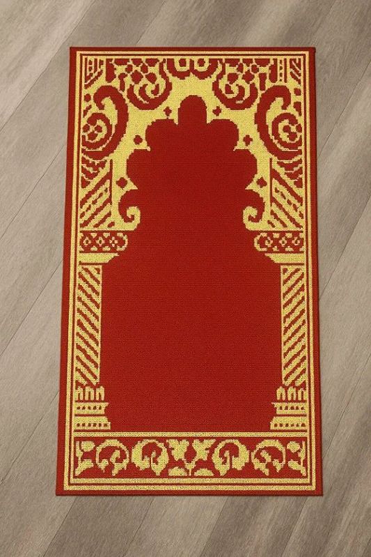 Red Premium Polypropylene Prayer Mat