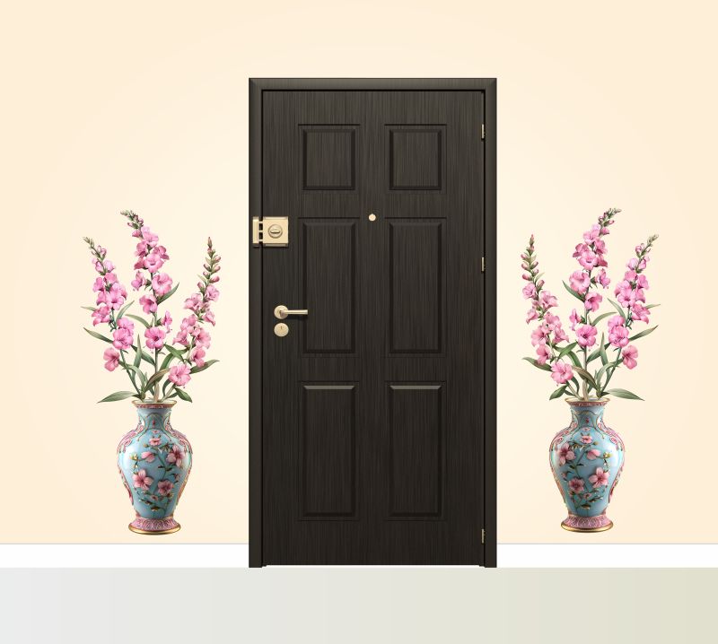 Flower Pot PVC Wall Sticker