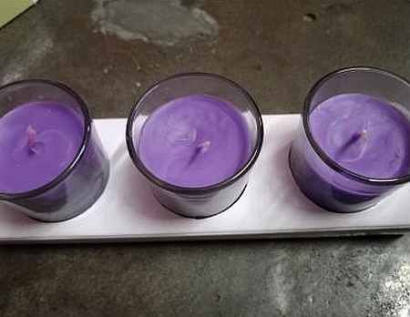 Clear Votive Scented Glass Jar Candle