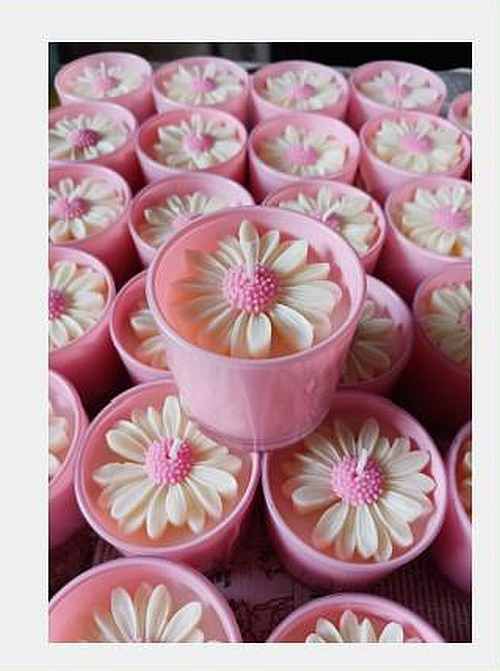 Murphy Daisy Flower Jar Candle