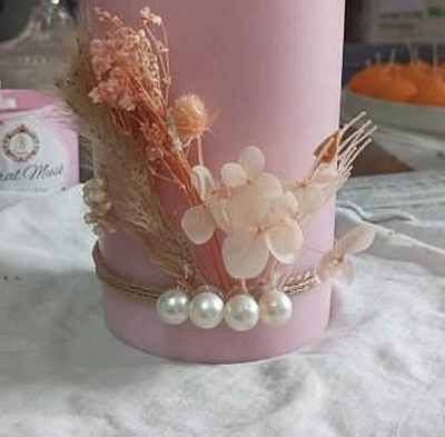 Outer Design Pink Soy Wax Candle