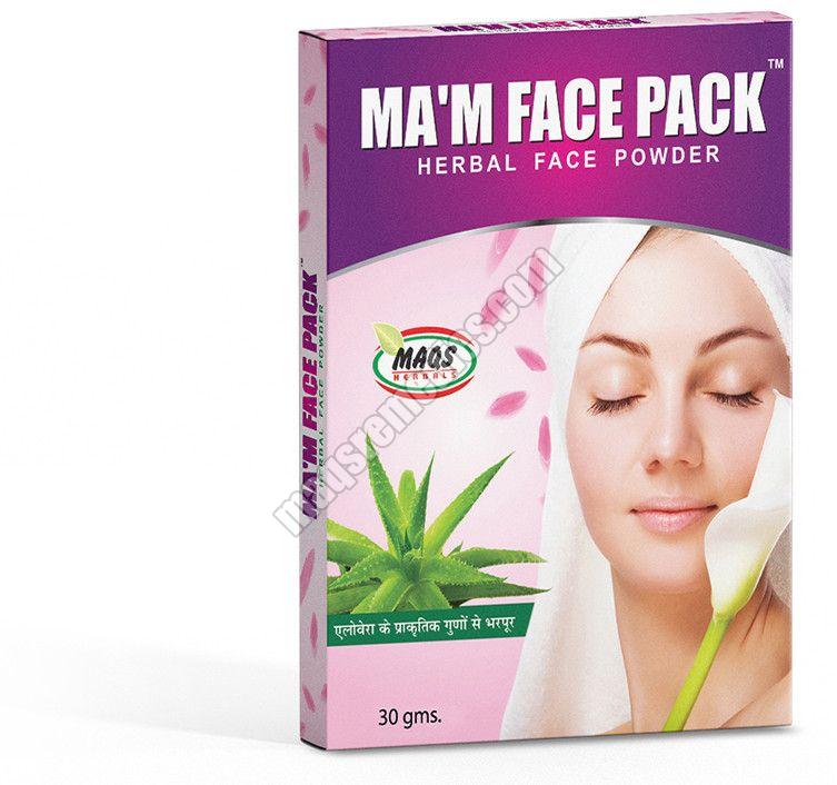 MA'm Face Pack Herbal Pack Powder
