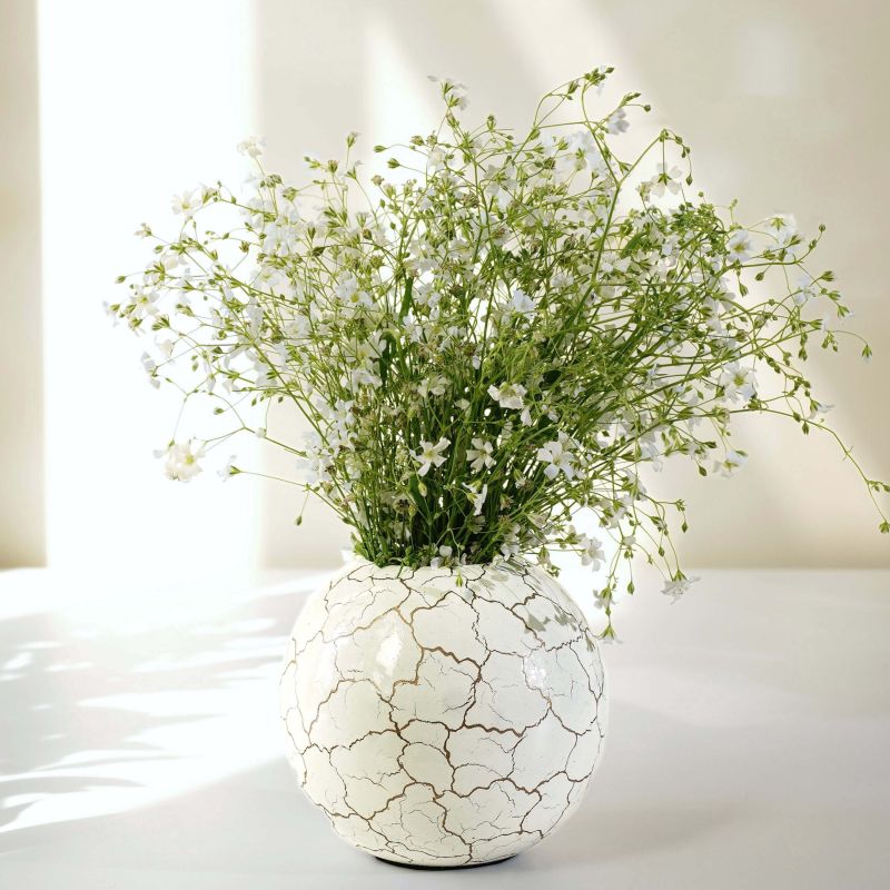 VA10086S Ball Shaped Flower Vase