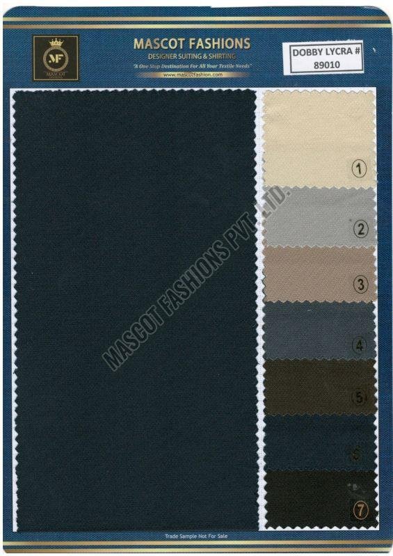 Dobby Lycra Suiting Fabric