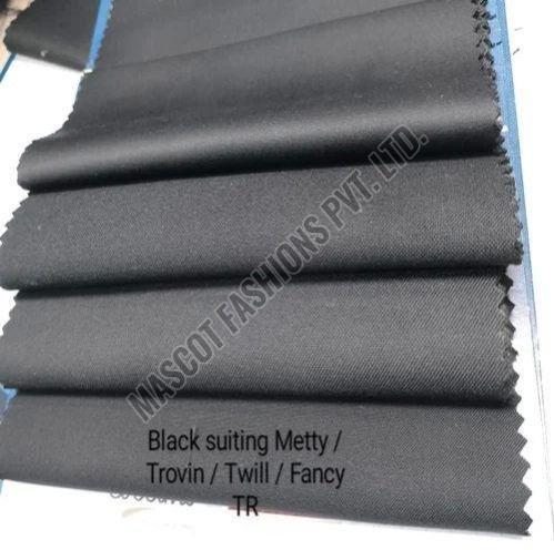 Black Uniform Suiting Fabric