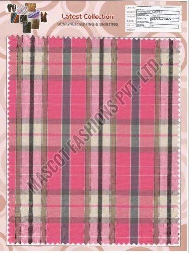 Check Uniform Suiting Fabric